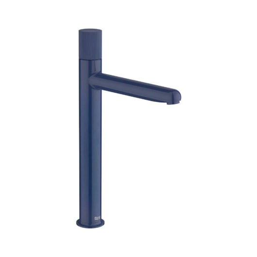 Misturador Monocomando Lavatório Mesa Bica Alta Stripes Nu Cobalt Blue Roca - Imagem principal - 64d7f5c9-66ac-4b51-aaa6-5884a4b392c4