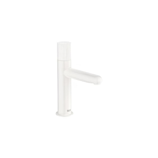 Misturador Monocomando Lavatório Mesa Bica Baixa Stripes Nu Glossy White Roca - Imagem principal - f8e4206b-6dd1-4352-82f6-aad7a2571a08