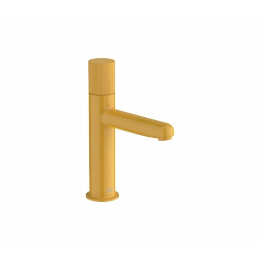 Misturador Monocomando Lavatório Mesa Bica Baixa Stripes Nu Honey Yellow Roca - Imagem principal - a24dcb4f-80e7-43d2-ad01-50f0bd4e3310