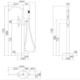 Misturador Monocomando Para Banheira De Chão Com Flexível 15M Kr208 Cromado Kromma - 056df105-9f9b-4f7b-8372-2305e4376efc