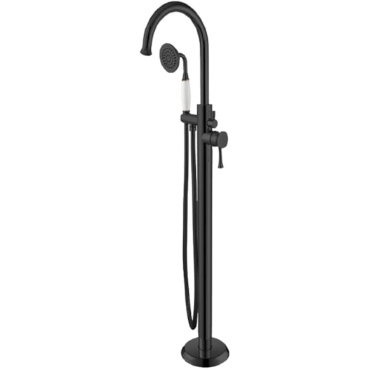 Misturador Monocomando Para Banheira De Coluna Rb2067 Black Matte Rubinettos - Imagem principal - e4cf4f5b-deaf-4a41-bf4b-07c34d757ece