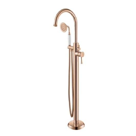 Misturador Monocomando Para Banheira De Coluna Rb2067 Rose Gold Rubinettos - Imagem principal - 32e897e0-c6d8-4f49-8e1f-b90b900a6652