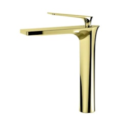 Misturador Monocomando Para Banheiro e Lavabo Curve Gold Lexxa