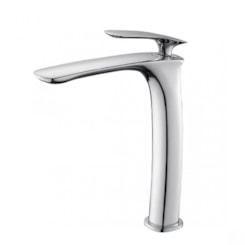 Misturador Monocomando Para Banheiro e Lavabo Evoq Bica Alta Cromado Lexxa