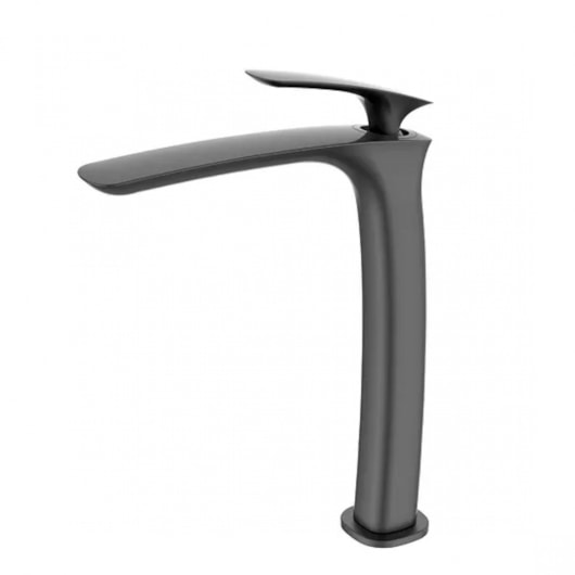 Misturador Monocomando Para Banheiro e Lavabo Evoq Bica Alta Grafite Lexxa - Imagem principal - 1fbcba29-c82f-4ea3-a42f-5b42de76371a