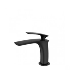 Misturador Monocomando Para Banheiro e Lavabo Evoq Bica Baixa Black Matte Lexxa