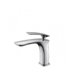Misturador Monocomando Para Banheiro e Lavabo Evoq Bica Baixa Cromado Lexxa