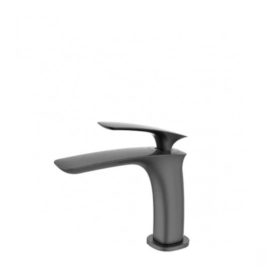 Misturador Monocomando Para Banheiro e Lavabo Evoq Bica Baixa Grafite Lexxa - Imagem principal - ea4d378b-426a-43c7-a577-f3023ef5a43a