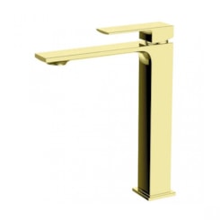 Misturador Monocomando Para Banheiro e Lavabo Slimt Bica Alta Gold Lexxa