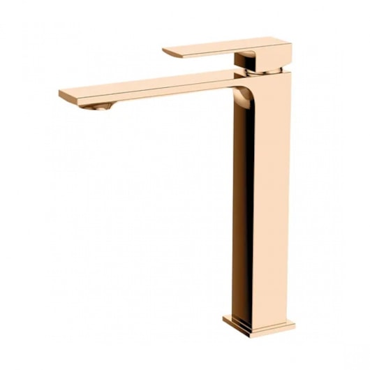Misturador Monocomando Para Banheiro e Lavabo Slimt Bica Alta Rose Gold Lexxa - Imagem principal - c516f2d9-739c-4c04-8223-7a522a91cd96
