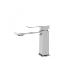Misturador Monocomando Para Banheiro e Lavabo Slimt Bica Baixa Cromado Lexxa