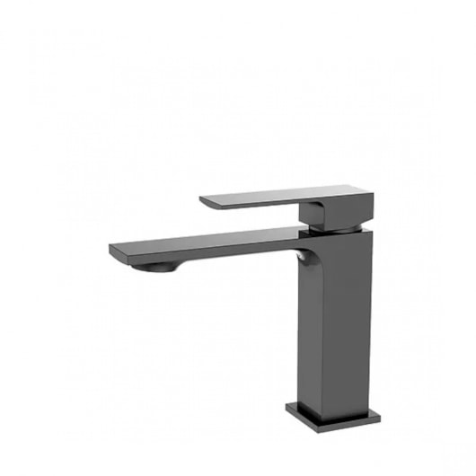 Misturador Monocomando Para Banheiro e Lavabo Slimt Bica Baixa Grafite Lexxa - Imagem principal - ed5b1488-a5fe-4a29-b61b-a25d5fcb05f2