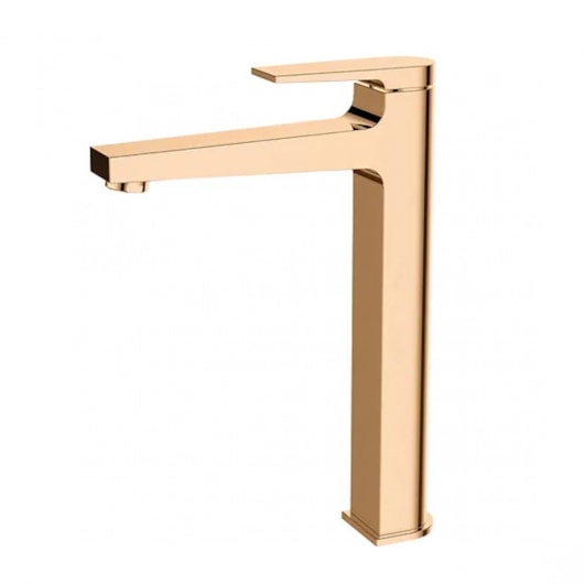 Misturador Monocomando Para Banheiro e Lavabo Squad Bica Alta Rose Gold Lexxa - Imagem principal - a74a8c5c-dc47-4e6b-8204-b7e4a8c36e13
