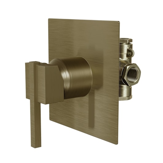 Misturador Monocomando Para Chuveiro 1/2x3/4 Eros 640 Ouro Velho Fani - Imagem principal - 1c08fc23-7bf1-4df8-8de8-dc7fecb0a1e8