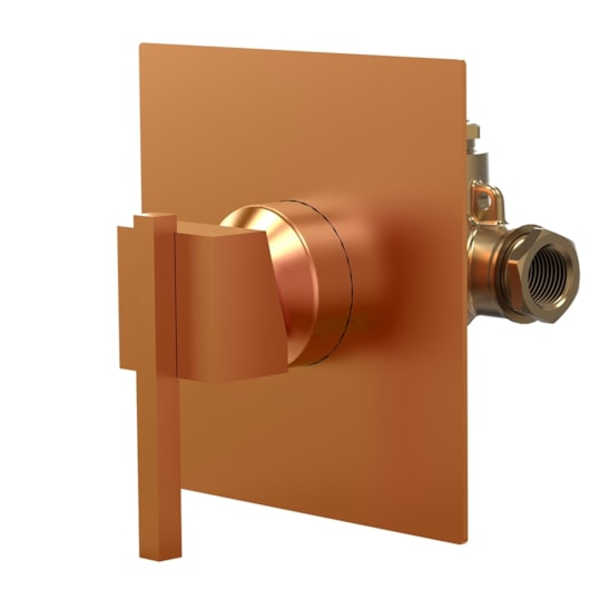 Misturador Monocomando Para Chuveiro 1/2X3/4 Eros 6416 Rv640 Rosso Vecchio Fani Metais - Imagem principal - e63c030c-52f0-40f2-b79f-3c0f0a826d4a