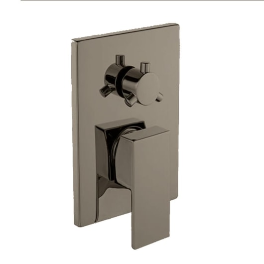 Misturador Monocomando Para Chuveiro Com 3 Vias Com Base Rb1320 Onix Matte Rubinettos - Imagem principal - 40ed3d8b-c0d3-444a-b3e3-e6bdbd26d864