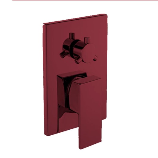 Misturador Monocomando Para Chuveiro Com 3 Vias Rb1320 Marsala Matte Rubinettos - Imagem principal - 44519cde-9dd5-4489-ae45-83f00f1622c1