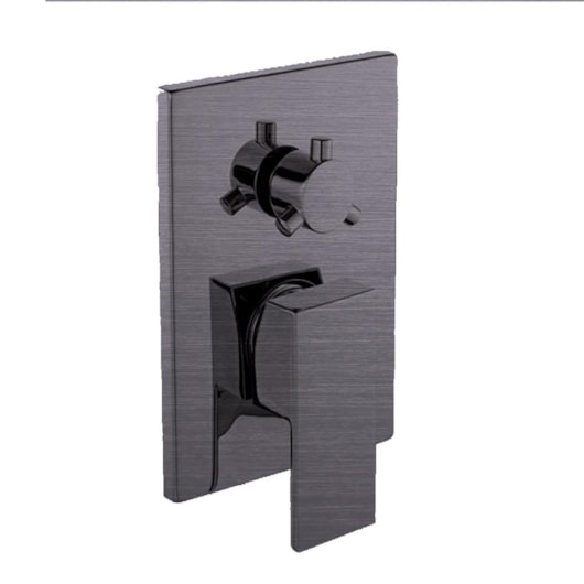 Misturador Monocomando Para Chuveiro Com 3 Vias Rb1320 Titânio Escovado Rubinettos - Imagem principal - 746d6fb8-eb43-4433-bd83-270f4b535295