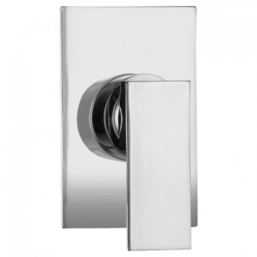 Misturador Monocomando Para Chuveiro E Base Com Cartucho De 45mm Quadrado Rb1523Cromado Rubinettos - Imagem principal - 206d695c-8da7-4f09-b9b0-2e06111a84e4