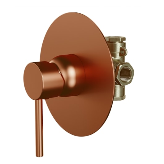 Misturador Monocomando Para Chuveiro Slim 95 Rosso Vecchio Fani - Imagem principal - 117ac2df-369b-4f0d-8e97-948b94644584