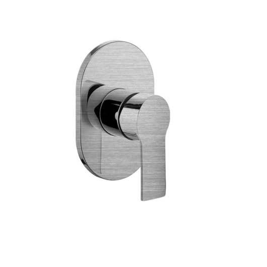 Misturador Monocomando Para Chuveiro Soul Com Base Kr2670 Aço Escovado Kromma 4cm - Imagem principal - cb81b85f-c0c5-4686-a07f-5af1219eec4e