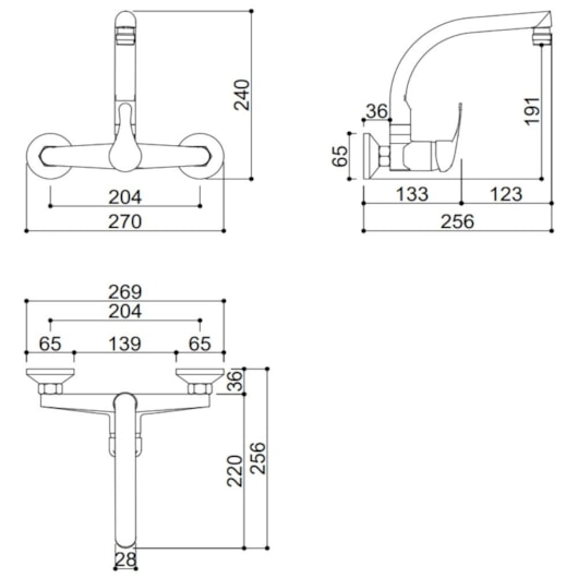Misturador Monocomando Para Cozinha Bica Alta Com Arejador Articulado Kr684 Azul Matte Kromma - Imagem principal - 42d6fc9c-9816-433e-bba7-1933401c6bca