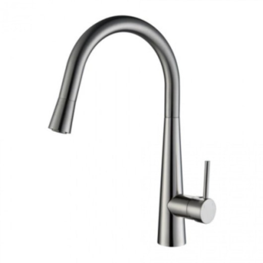 Misturador Monocomando Para Cozinha Bica Alta Com Ducha Extensível Kr409 Inox Aço Escovado Kromma - Imagem principal - 5ab81b91-bd35-48af-8a94-d4b191ffba8b