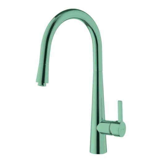 Misturador Monocomando Para Cozinha Bica Alta Em Aço Inox Kr409 Absinto Matte Kromma - Imagem principal - f2301479-1bde-42f2-8878-79185ad99ee4