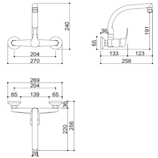 Misturador Monocomando Para Cozinha Bica Alta Giratória Com Arejador Articulado Kr684 Cromado Kromma - Imagem principal - 94c0ae49-99e3-438c-80ca-1f7c9e3033f0