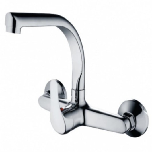 Misturador Monocomando Para Cozinha Bica Alta Giratória Com Arejador Articulado Kr684 Cromado Kromma - Imagem principal - 652f546d-4e66-45b1-b19b-48d3fb93194c