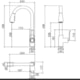 Misturador Monocomando Para Cozinha Bica Alta Giratória Kr018 Aço Escovado Kromma - dfea56f0-5b73-4db8-bcda-62ab21e1bef4