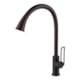 Misturador Monocomando Para Cozinha Bica Alta Giratória Kr018 Ébano Escovado - 9642dd34-0750-4b7c-ad64-9d16c79d90c0