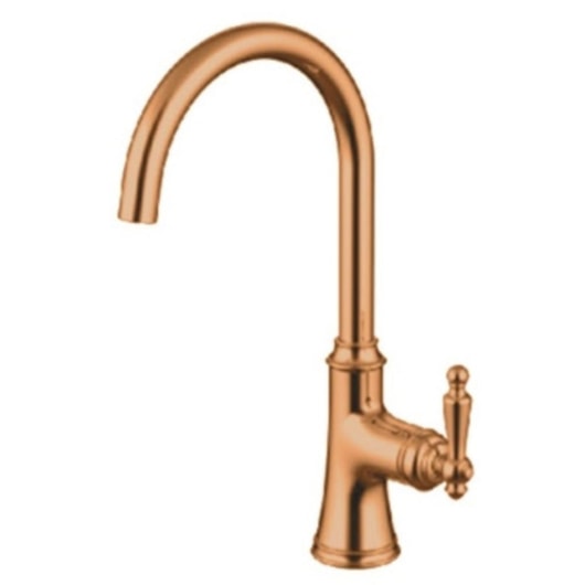 Misturador Monocomando Para Cozinha Bica Alta Giratória Kr391 Rose Gold Matte Kromma - Imagem principal - cf558415-514c-4ee0-aad6-4577f340088e