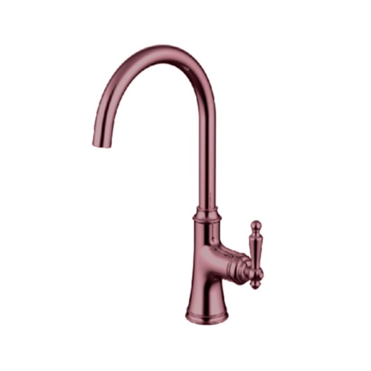 Misturador Monocomando Para Cozinha Bica Alta Giratória Kr391 Rosê Matte Kromma - Imagem principal - d763a024-fc3a-440f-b31c-3266db9f2ea1