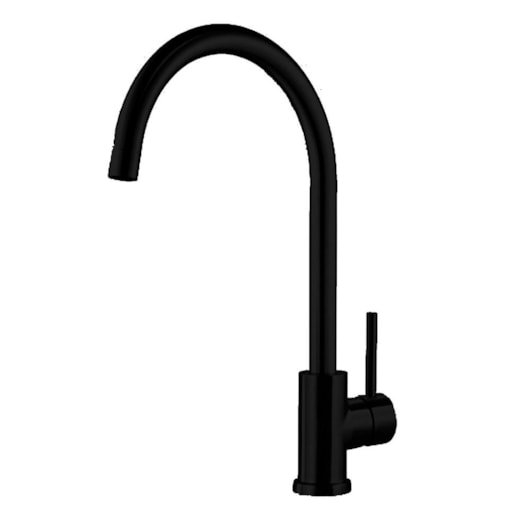 Misturador Monocomando Para Cozinha Bica Alta Giratória Rb3385 Black Matte Rubinettos - Imagem principal - 1a8dbc84-9492-4661-a42b-43bfb6ef618d