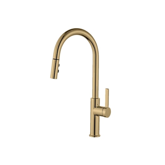 Misturador Monocomando Para Cozinha Bica Alta Rb3401 Champagne Matte Rubinettos - Imagem principal - abdac9f0-ff33-4d8f-b2e0-496f1a3f67a2