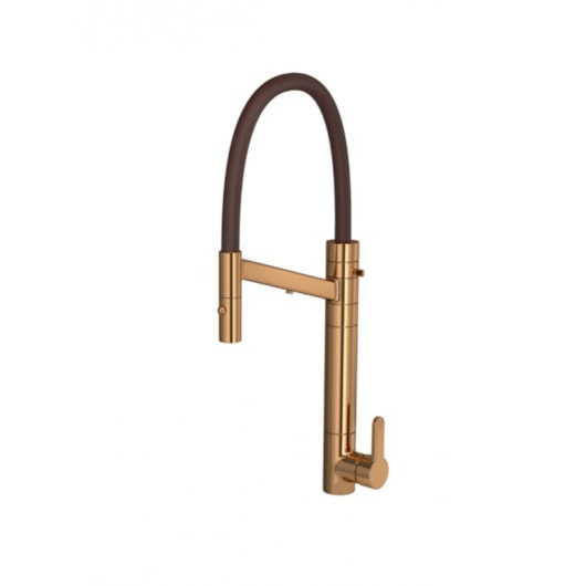 Misturador Monocomando Para Cozinha De Cozinha Twin Red Gold e Marrom Deca - Imagem principal - d4383e83-e28c-4a52-85a9-81d079d6c394