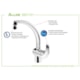 Misturador Monocomando Para Cozinha De Mesa Allure 2257 C71 Cromado Lorenzetti - 46df1901-8b14-40c2-9a94-142230b4b109