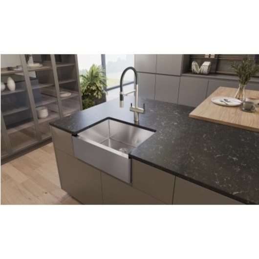 Misturador Monocomando Para Cozinha De Mesa Bica Alta 800 Nickel Debacco - Imagem principal - fd4932d6-7b51-4edd-9917-2920877ef255