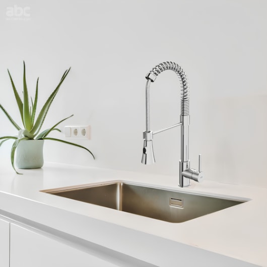 Misturador Monocomando Para Cozinha De Mesa Bica Móvel Gourmet Cromado Celite - Imagem principal - 24115fa6-e556-4028-8ff4-75ceedd05505