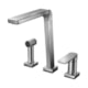 Misturador Monocomando Para Cozinha De Mesa Bistrô Com Ducha Grafite Escovado Docol - efec85e7-3ce4-4c8c-9a02-d056292fe04a