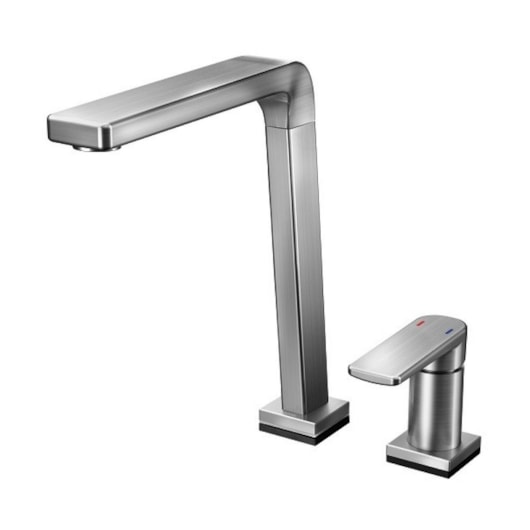 Misturador Monocomando Para Cozinha De Mesa Bistrô Grafite Escovado Docol - Imagem principal - 9d407b99-2644-402a-83b3-8f3b91eb4ae5