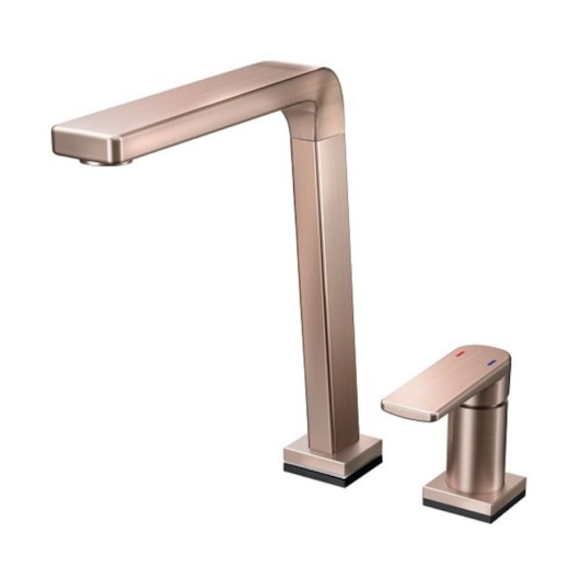 Misturador Monocomando Para Cozinha De Mesa Bistrô Tech Cobre Escovado Docol - Imagem principal - 53928901-db84-4216-a37d-2db7ff7815a4