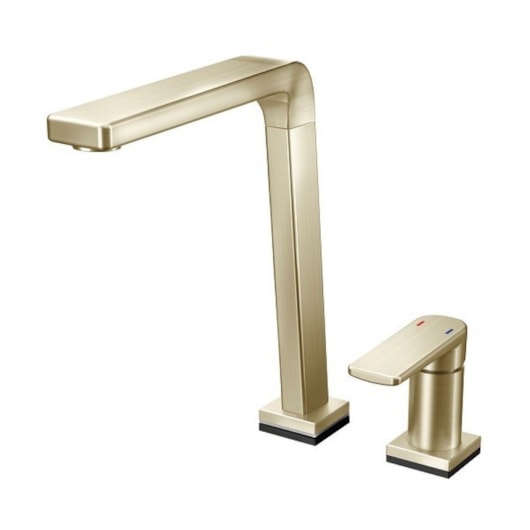 Misturador Monocomando Para Cozinha De Mesa Bistrô Tech Níquel Escovado Docol - Imagem principal - 6304665b-8f63-431c-ab45-0ebb976498f2