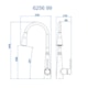 Misturador Monocomando Para Cozinha De Mesa Com Bica Alta Flex Cromado Fani - 0e743826-6d03-4bf8-9f4a-82845e28af0a