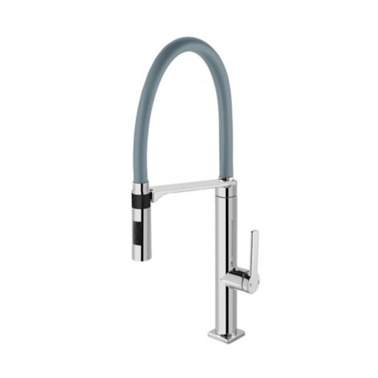 Misturador Monocomando Para Cozinha De Mesa Doc Cromada/cinza Docol - Imagem principal - 401dea0c-ca57-4fbd-92e6-ccee3a071d0a