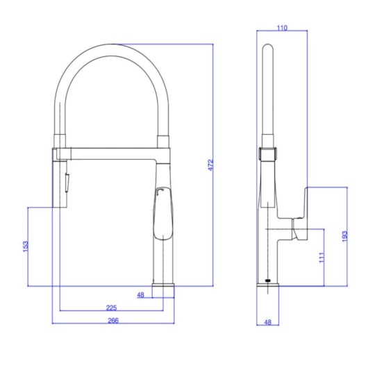 Misturador Monocomando Para Cozinha De Mesa Level Motion Cromado E Preto Deca - Imagem principal - 2c9f8d3a-2c8a-4f82-a1f4-3a7a931145cb