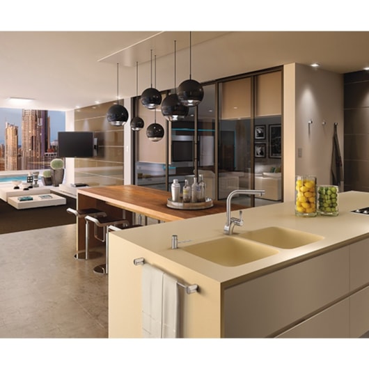 Misturador Monocomando Para Cozinha De Mesa Massima Cromada Docol - Imagem principal - a3a0f354-87b3-46ea-8266-ea2658dbe8cc