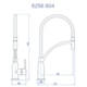 Misturador Monocomando Para Cozinha De Mesa Mendoza 6256 BK604 Preto Fosco Fani - b040a017-45ad-4537-a9d1-c4f44bc394e7