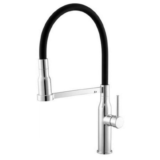 Misturador Monocomando Para Cozinha De Mesa Minimal 2884 Cromada/preto Meber - Imagem principal - 88ed31d3-9f43-487c-9e63-16a126252582